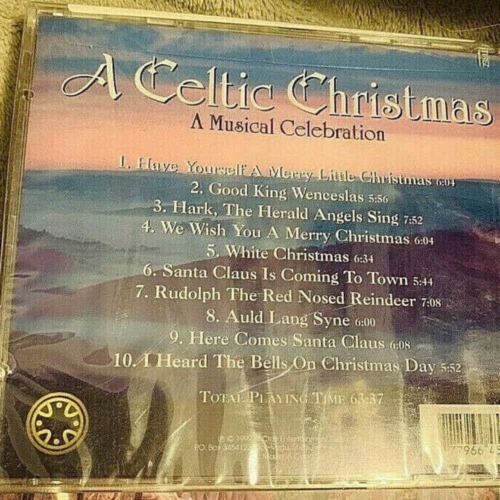 Musical Celebration Celtic Christmas CD 63 Min Whi
